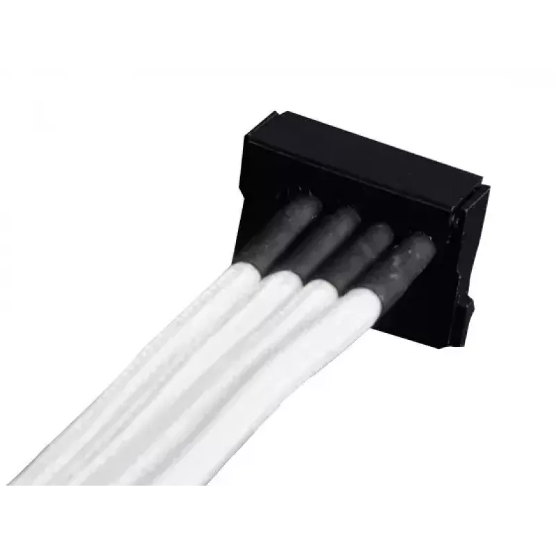 Kabelis Silverstone SST-PP07-BTSW 0,3 m Molex 4p uz 4xSATA