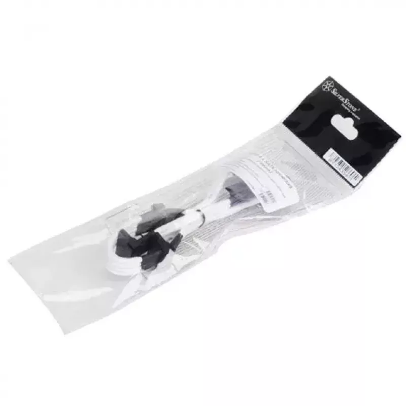 Kabelis Silverstone SST-PP07-BTSW 0,3 m Molex 4p uz 4xSATA