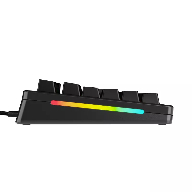 Mehāniskā spēļu tastatūra GLORIOUS GMMK 3 PRO 100% salikta vadu USB melna US QWERTY RGB