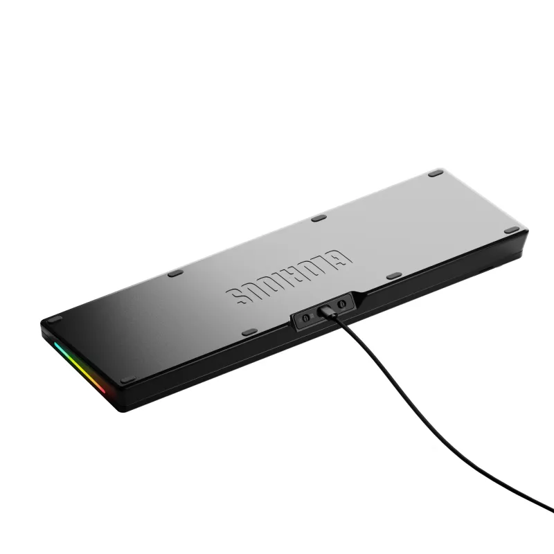 Mehāniskā spēļu tastatūra GLORIOUS GMMK 3 PRO 100% salikta vadu USB melna US QWERTY RGB