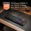 Mehāniskā spēļu tastatūra GLORIOUS GMMK 3 PRO 100% salikta vadu USB melna US QWERTY RGB