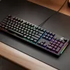 Mehāniskā spēļu tastatūra GLORIOUS GMMK 3 PRO 100% salikta vadu USB melna US QWERTY RGB
