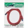 InLine komutācijas kabelis S/FTP PiMF Cat.6A halogen free 500MHz red 2m
