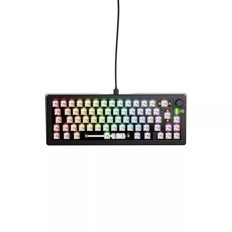 Glorious Gaming GMMK 3 65% Barebones Wired Melns - ISO