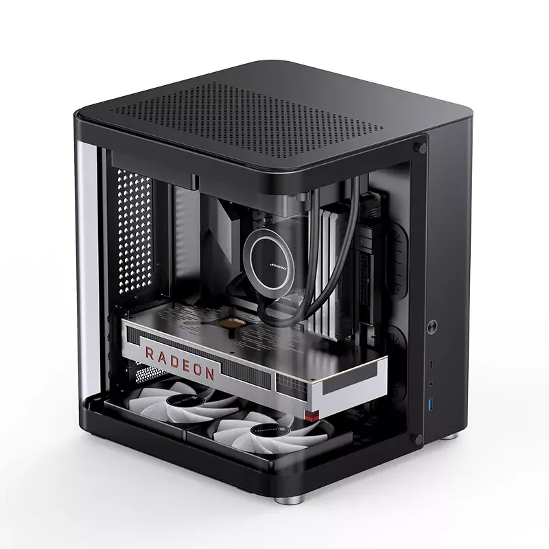 PC Case Jonsbo TK-1 2.0 Mini Tower Melns