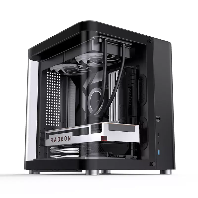 PC Case Jonsbo TK-1 2.0 Mini Tower Melns