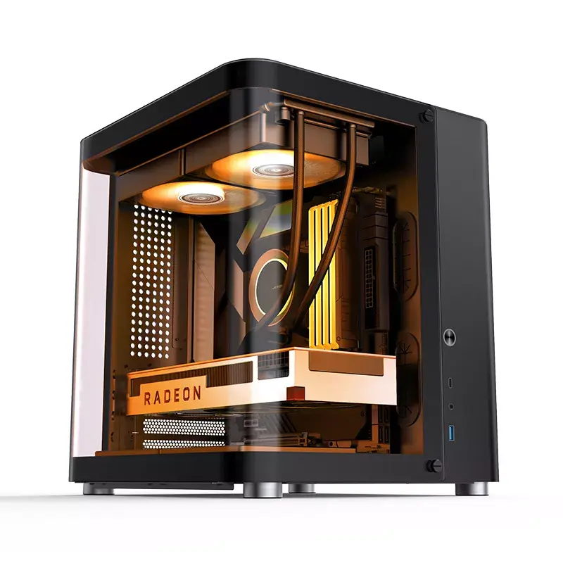 PC Case Jonsbo TK-1 2.0 Mini Tower Melns