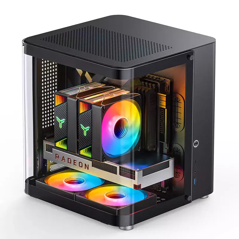 PC Case Jonsbo TK-1 2.0 Mini Tower Melns