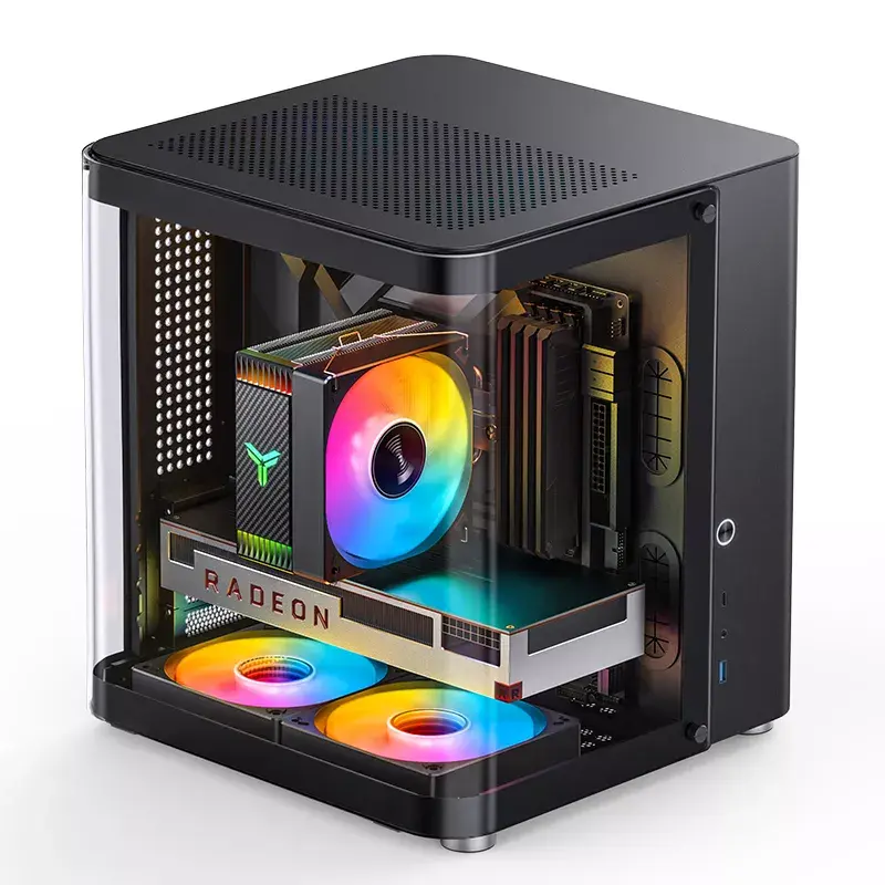 PC Case Jonsbo TK-1 2.0 Mini Tower Melns