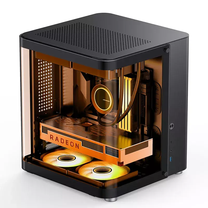 PC Case Jonsbo TK-1 2.0 Mini Tower Melns