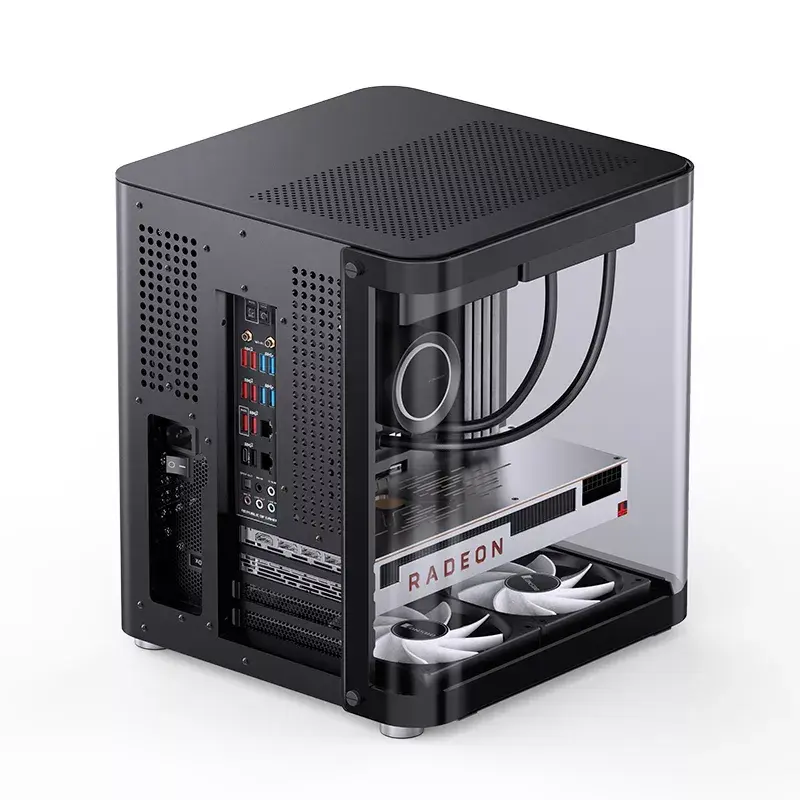 PC Case Jonsbo TK-1 2.0 Mini Tower Melns