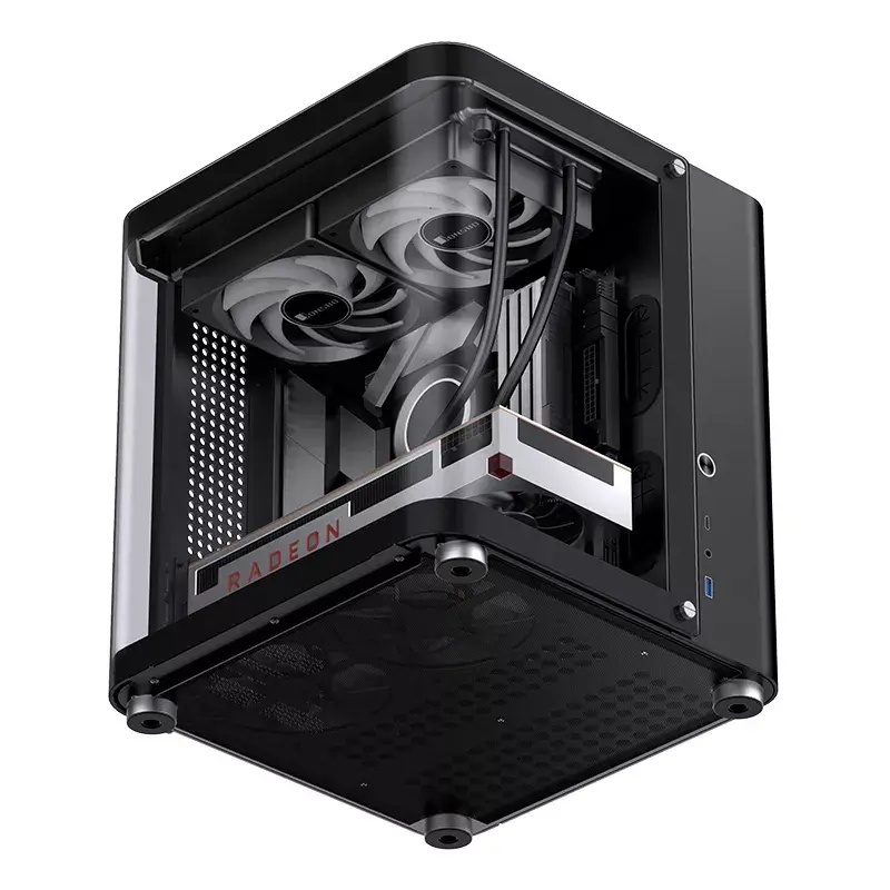 PC Case Jonsbo TK-1 2.0 Mini Tower Melns