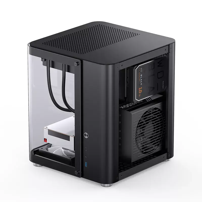 PC Case Jonsbo TK-1 2.0 Mini Tower Melns