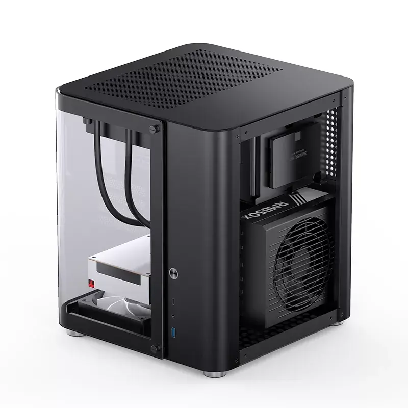 PC Case Jonsbo TK-1 2.0 Mini Tower Melns