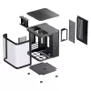 PC Case Jonsbo TK-1 2.0 Mini Tower Melns