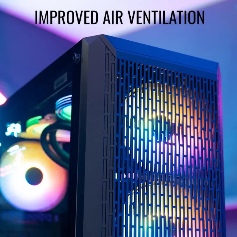 PC Case Aerocool Beam-G-BK-V1 Mini Tower Melns