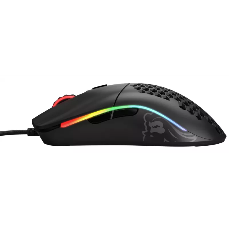 Glorious Gaming Glorious Model O- pele parastā (melnā), labā roka, optiskā, USB Type-A, 3200 DPI, melna