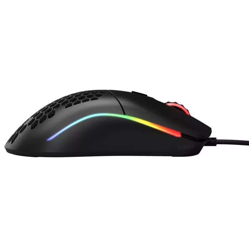 Glorious Gaming Glorious Model O- pele parastā (melnā), labā roka, optiskā, USB Type-A, 3200 DPI, melna