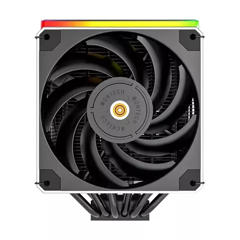 Gaisa dzesētājs Montech Metal DT24 Premium 12 cm 800-1950 RPM melns