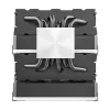 Gaisa dzesētājs Montech Metal DT24 Premium 12 cm 800-1950 RPM melns