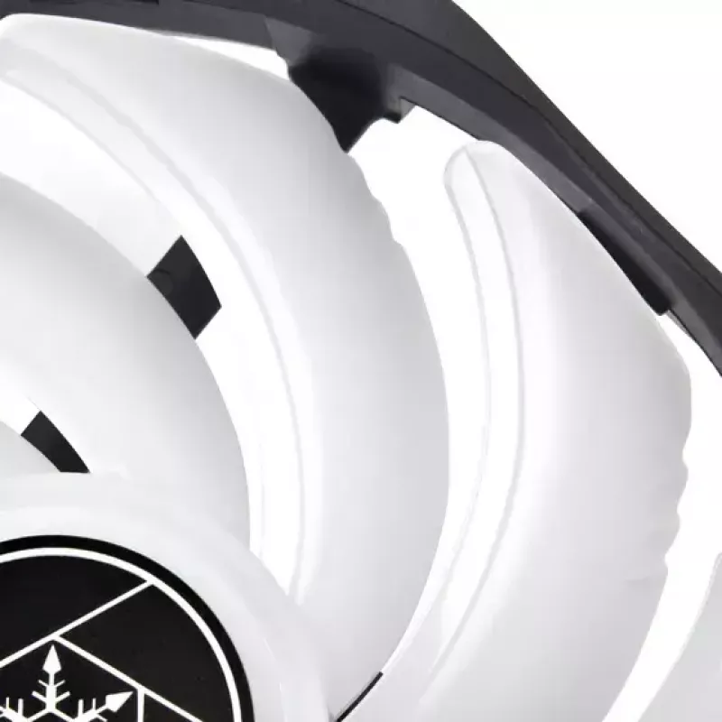 Ventilators Silverstone Air Blazer 120R 12 cm Melns Caurspīdīgs Hidrauliskais Gultnis