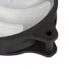 Ventilators Silverstone Air Blazer 120R 12 cm Melns Caurspīdīgs Hidrauliskais Gultnis