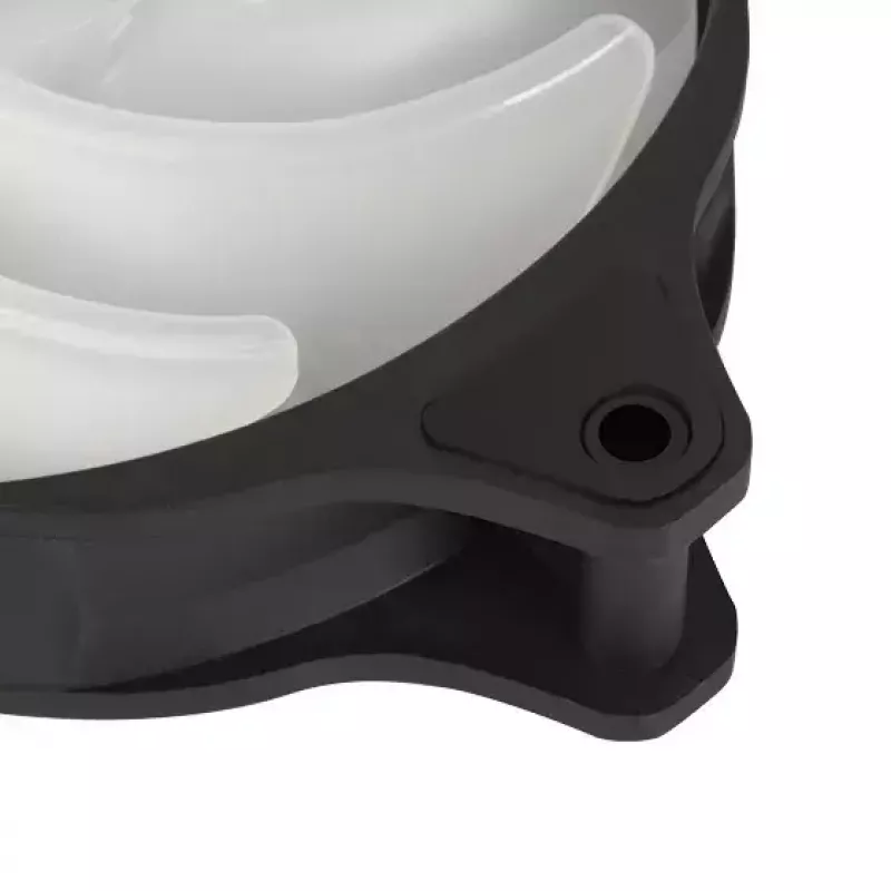 Ventilators Silverstone Air Blazer 120R 12 cm Melns Caurspīdīgs Hidrauliskais Gultnis