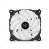 Ventilators Silverstone Air Blazer 120R 12 cm Melns Caurspīdīgs Hidrauliskais Gultnis