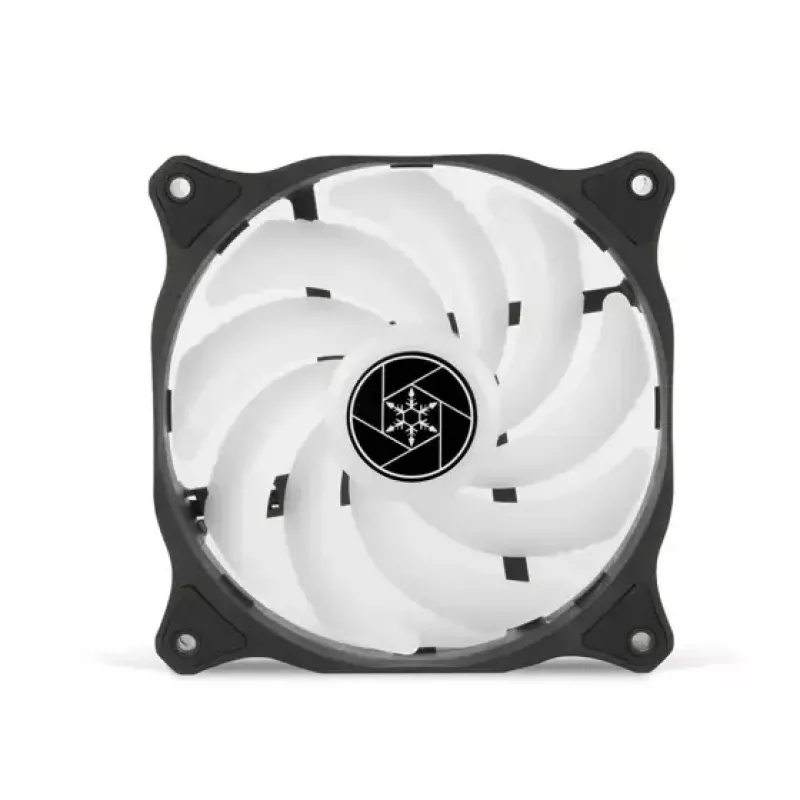 Ventilators Silverstone Air Blazer 120R 12 cm Melns Caurspīdīgs Hidrauliskais Gultnis