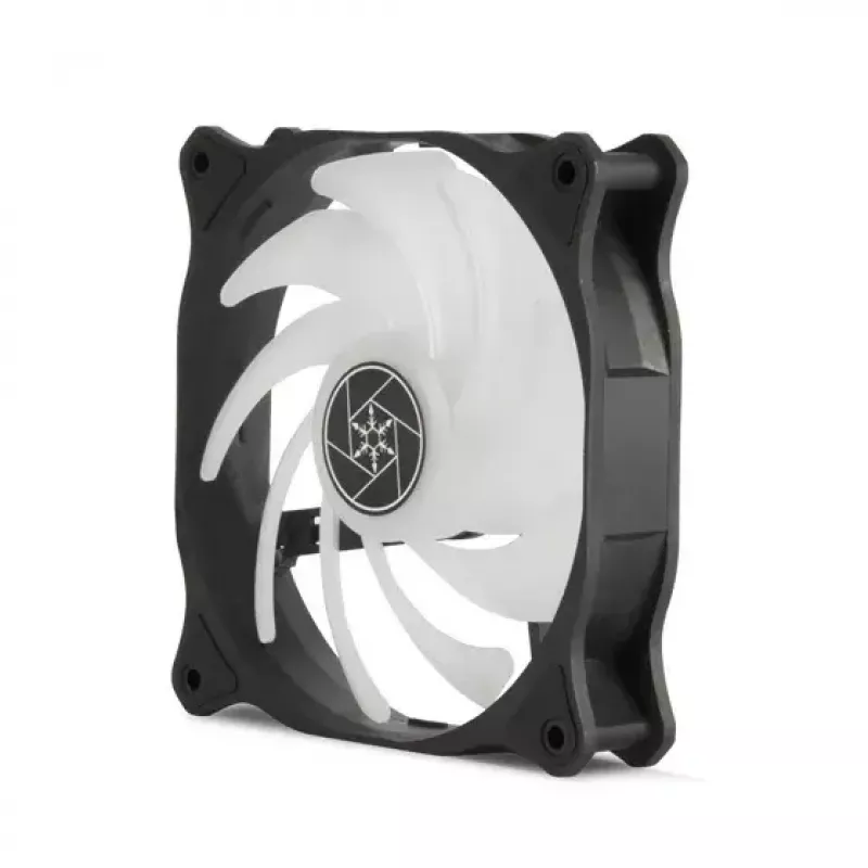 Ventilators Silverstone Air Blazer 120R 12 cm Melns Caurspīdīgs Hidrauliskais Gultnis