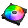 Ventilators Silverstone Air Blazer 120R 12 cm Melns Caurspīdīgs Hidrauliskais Gultnis