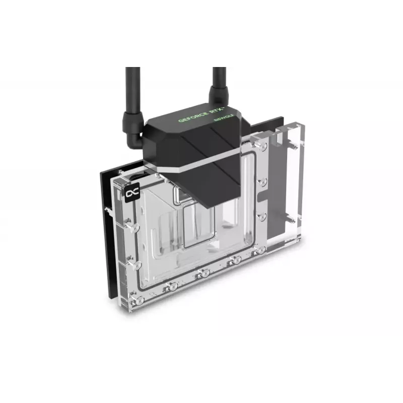 Alphacool Eiswolf 2 AIO 360 mm GPU dzesētājs RTX 4090 Founders Edition ar aizmugures plati