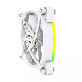 Ventilatora modulis Montech AX120 PWM 120 mm 12 V 3 kontaktu 4 kontaktu balts