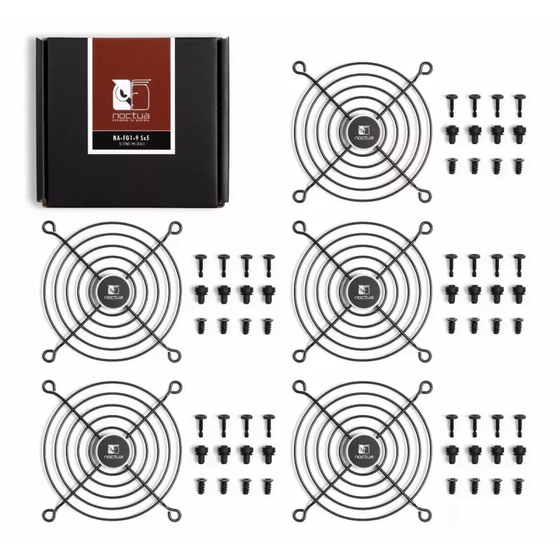 Ventilatora aizsargrežģis Noctua NA-FG1-9 SX5 tērauda 9.2 cm 5 gab.
