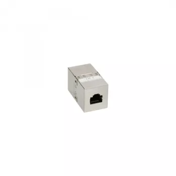 InLine Cat.6 adapteris, pilnībā ekranēts metāla, 2x RJ45 ligzda–ligzda, tiešs
