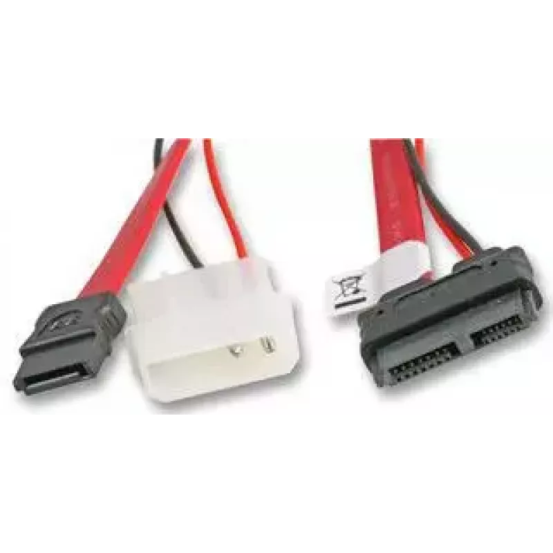 SATA kabelis plāniem optiskajiem diskdziņiem Akasa AK-CB050-40 0.4m