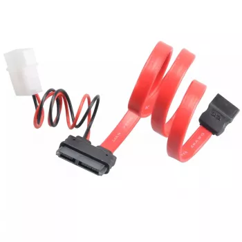 SATA kabelis plāniem optiskajiem diskdziņiem Akasa AK-CB050-40 0.4m