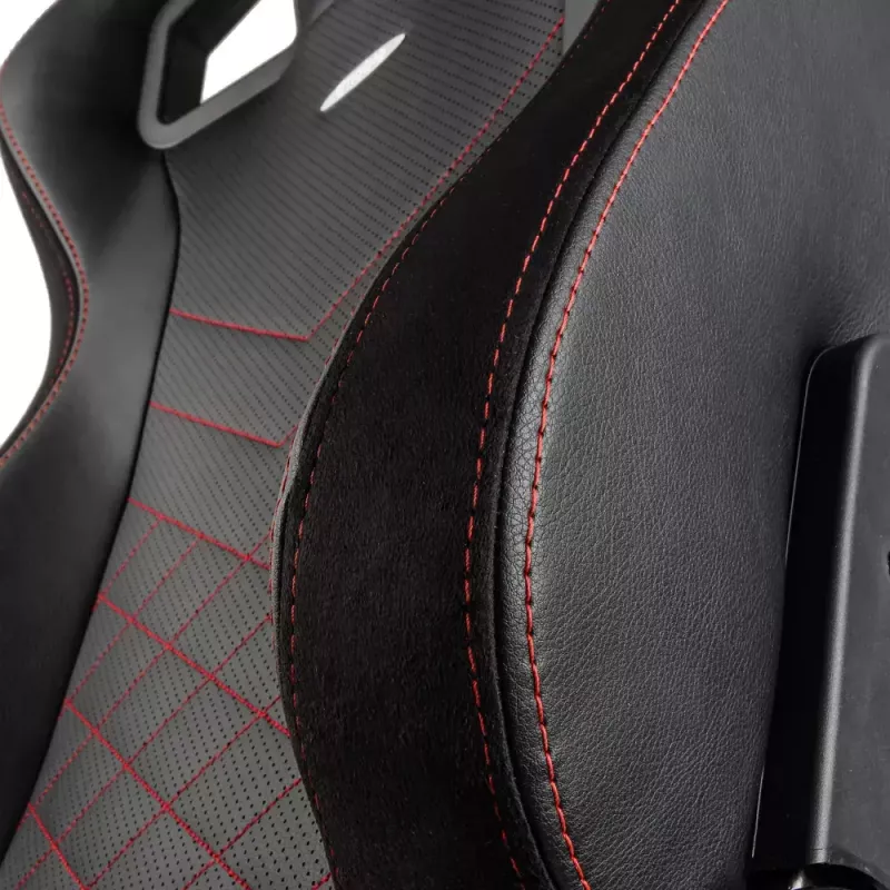PC spēļu krēsls noblechairs EPIC Polsterēts sēdeklis Melns Sarkans 120 kg