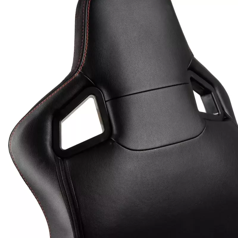PC spēļu krēsls noblechairs EPIC Polsterēts sēdeklis Melns Sarkans 120 kg