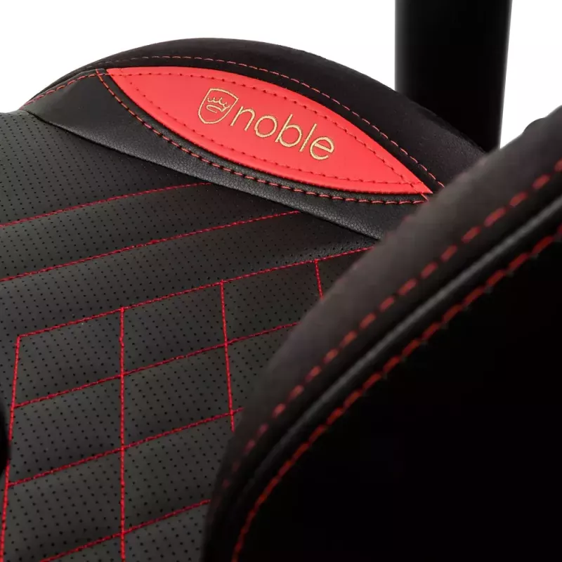 PC spēļu krēsls noblechairs EPIC Polsterēts sēdeklis Melns Sarkans 120 kg