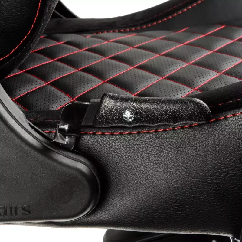 PC spēļu krēsls noblechairs EPIC Polsterēts sēdeklis Melns Sarkans 120 kg