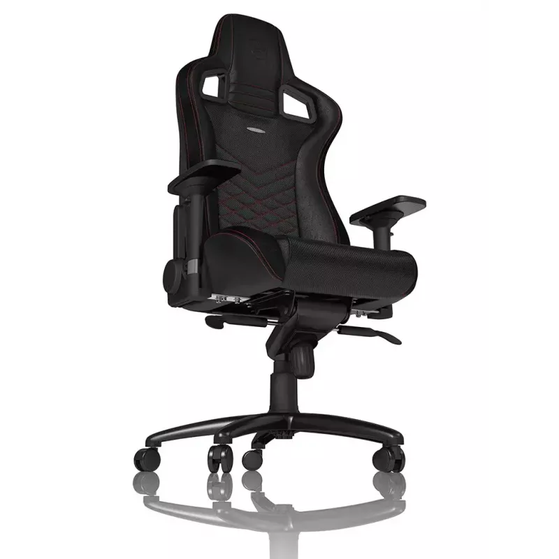 PC spēļu krēsls noblechairs EPIC Polsterēts sēdeklis Melns Sarkans 120 kg