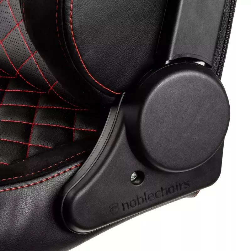 PC spēļu krēsls noblechairs EPIC Polsterēts sēdeklis Melns Sarkans 120 kg