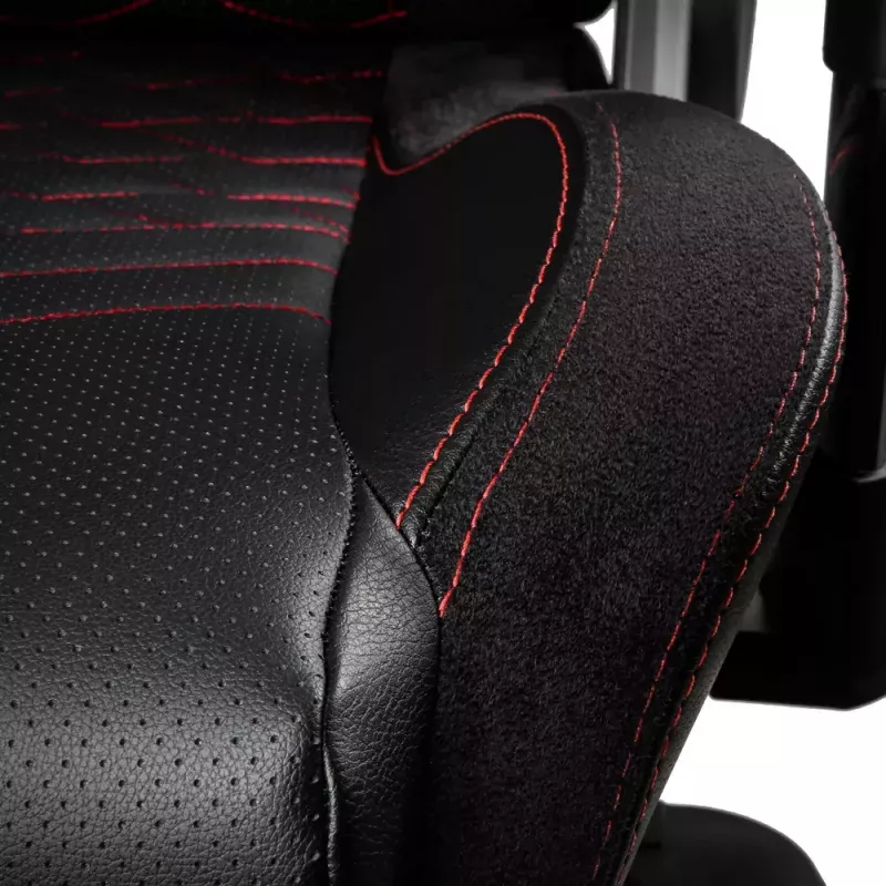 PC spēļu krēsls noblechairs EPIC Polsterēts sēdeklis Melns Sarkans 120 kg
