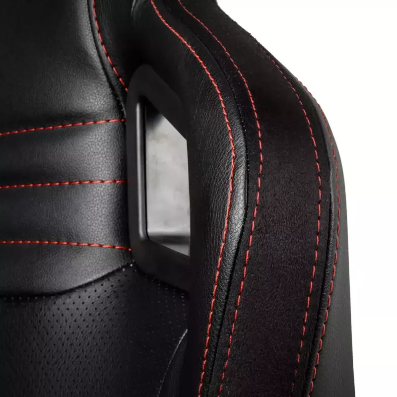 PC spēļu krēsls noblechairs EPIC Polsterēts sēdeklis Melns Sarkans 120 kg