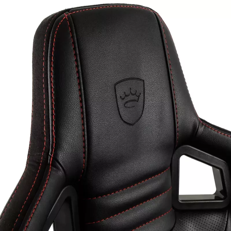 PC spēļu krēsls noblechairs EPIC Polsterēts sēdeklis Melns Sarkans 120 kg