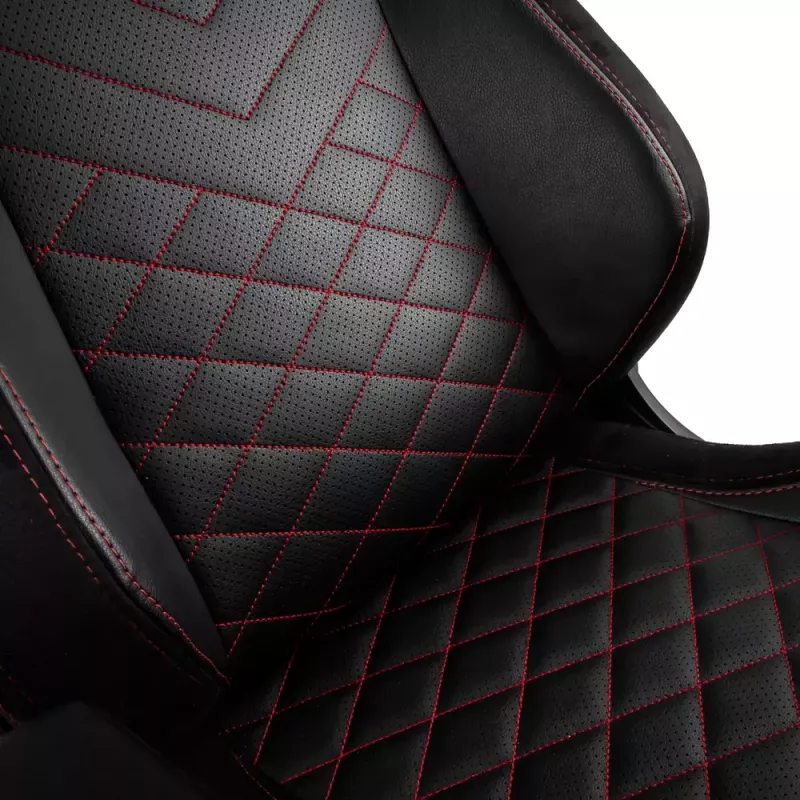 PC spēļu krēsls noblechairs EPIC Polsterēts sēdeklis Melns Sarkans 120 kg
