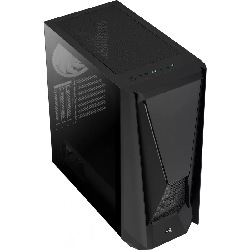 Aerocool Visor Midi Tower Melns
