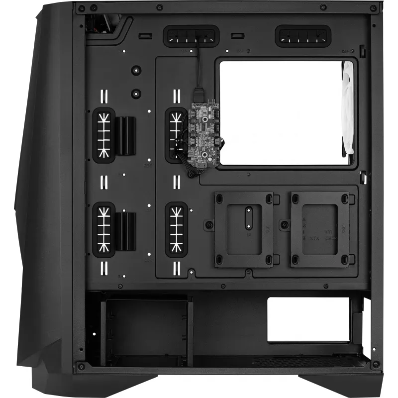 Aerocool Visor Midi Tower Melns