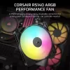 Ventilators Corsair RS140 ARGB 14 cm melns 330-1700 RPM